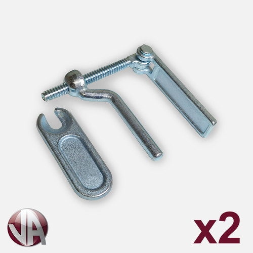 Ramp fastener hinge plate - 2, &